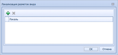 Окно редактирования локализаций