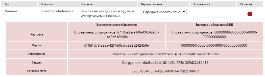 Дополнительная информация о конфликте