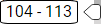 Ползунок на уровне 104-113